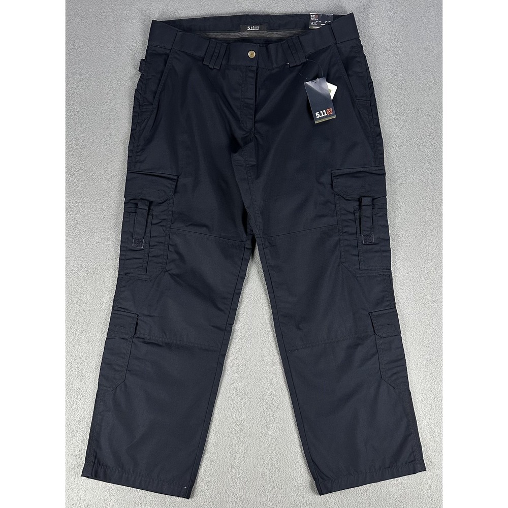 5.11 Tactical Pants Womens 20 Navy Blue EMS Taclite Ripstop DWR Flex New